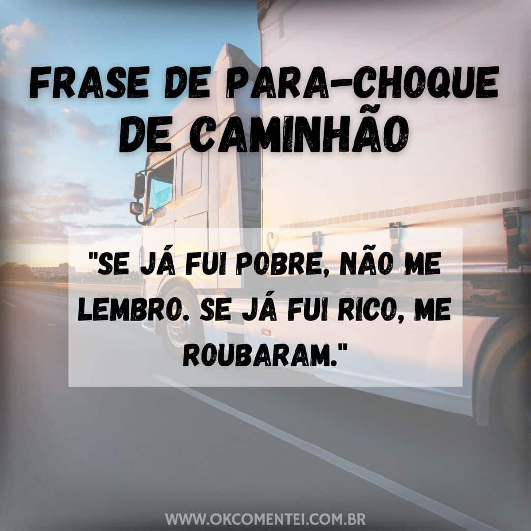 As 75 melhores frases de para-choque de caminhão