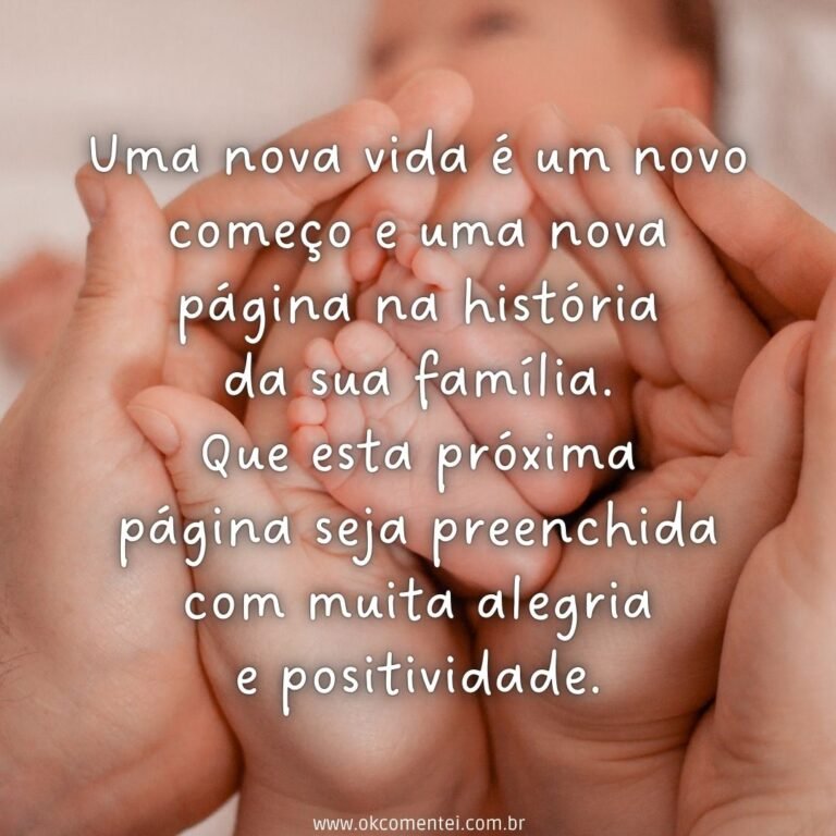 116 mensagens para nascimento de um bebê que transbordam carinho e alegria
