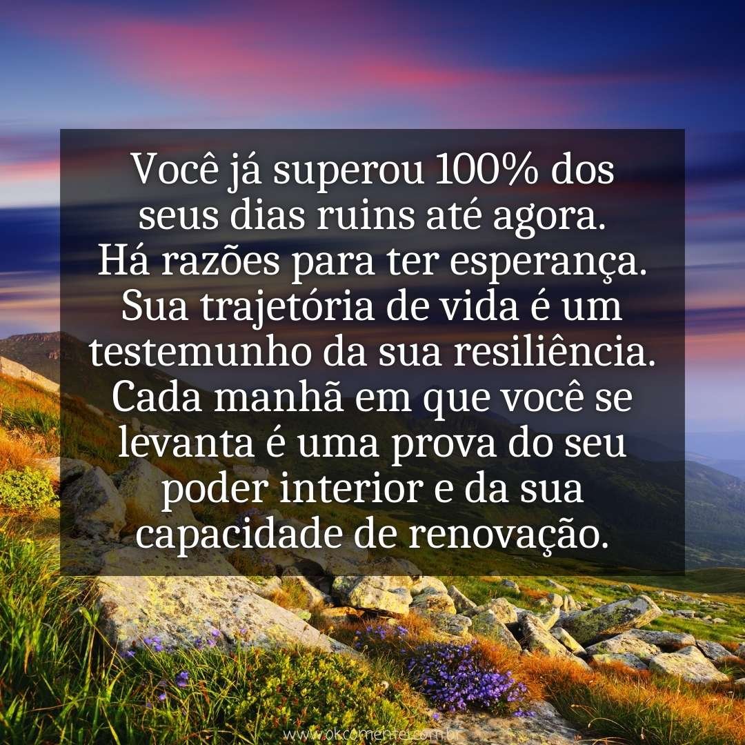 65 mensagens de esperança: otimismo para renovar a fé na vida