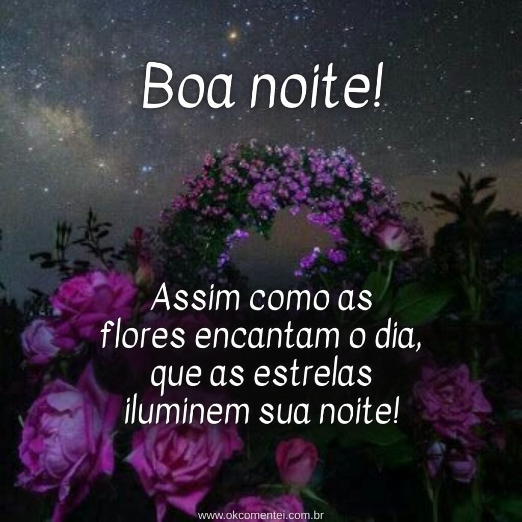 21 boa noite com flores para WhatsApp: as mais lindas mensagens boa-noite-com-flores