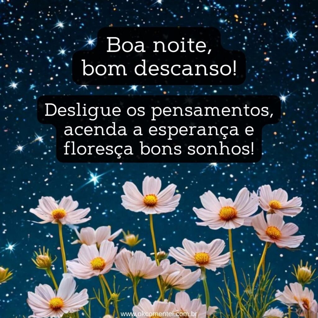 21 boa noite com flores para WhatsApp: as mais lindas mensagens boa-noite-com-flores