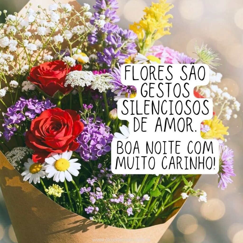 21 boa noite com flores para WhatsApp: as mais lindas mensagens boa-noite-com-flores