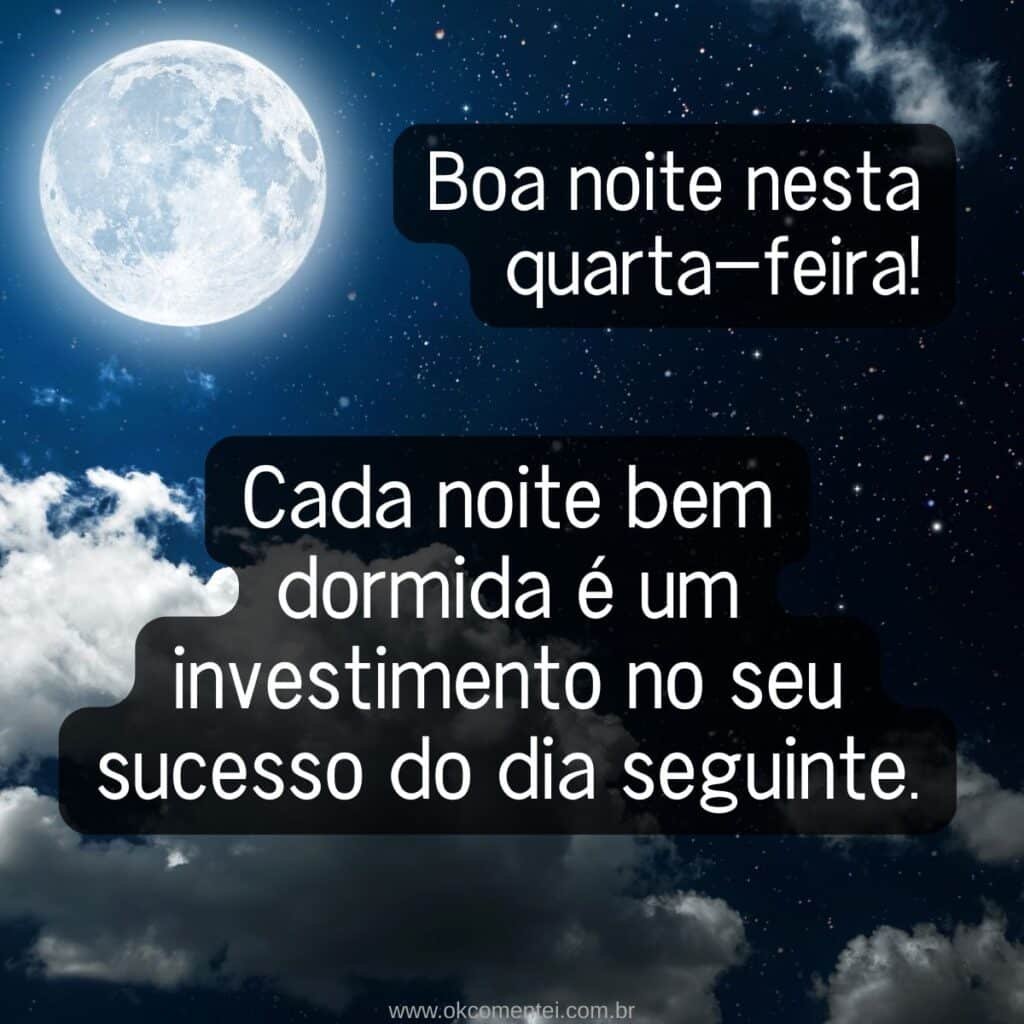 Boa noite, quarta-feira: 52 mensagens especiais para iluminar sua noite boa-noite-quarta-feira