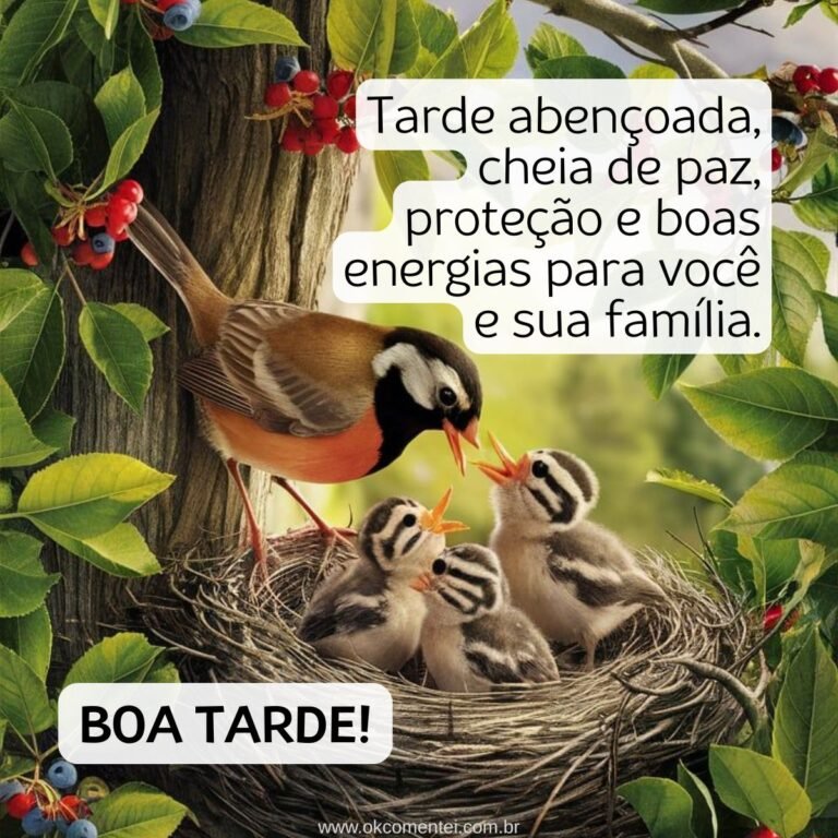 31 mensagens de boa tarde com carinho para WhatsApp