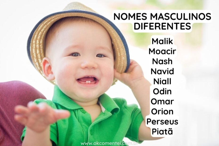 92 nomes masculinos diferentes e seus significados