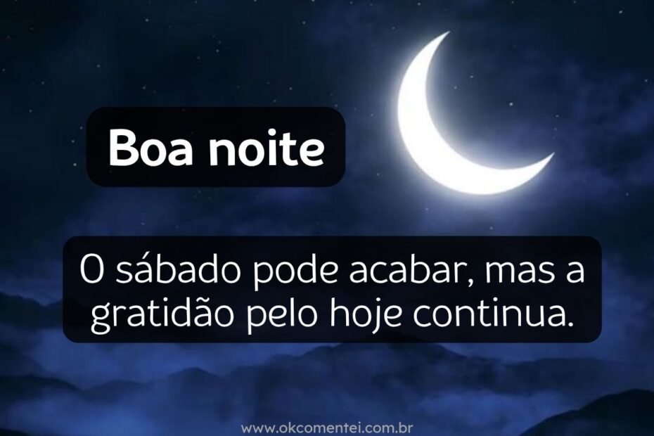boa-noite-sábado