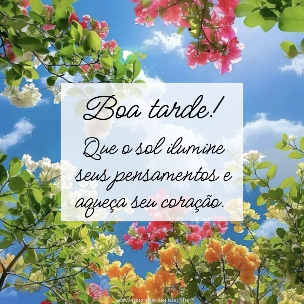 21 mensagens de boa tarde com flores para encantar o dia de alguém mensagem-de-boa-tarde-com-flores