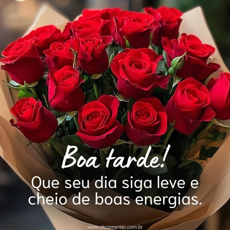 21 mensagens de boa tarde com flores para encantar o dia de alguém