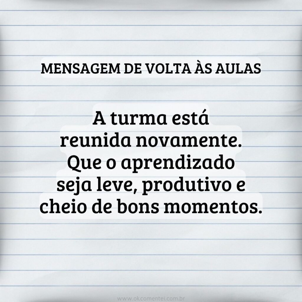 Mensagem de volta às aulas: 99 ideias criativas e acolhedoras mensagem-de-volta-às-aulas