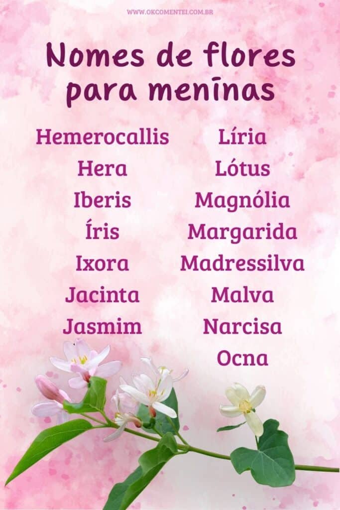 63 nomes de flores para meninas delicados e fortes nomes-de-flores-para-meninas