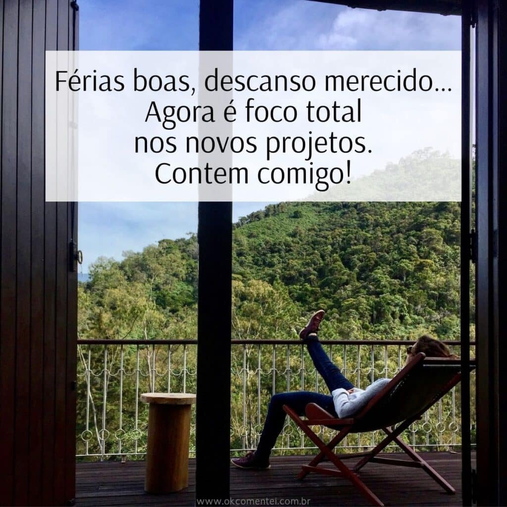 Mensagem de retorno das férias: 91 ideias criativas para voltar com leveza Mensagem-de-retorno-das-férias