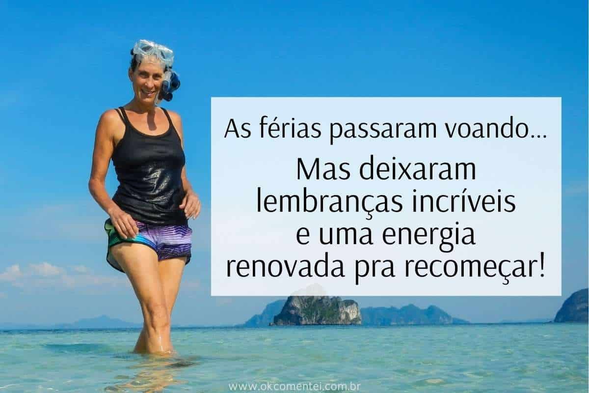 Mensagem de retorno das férias: 91 ideias criativas para voltar com leveza
