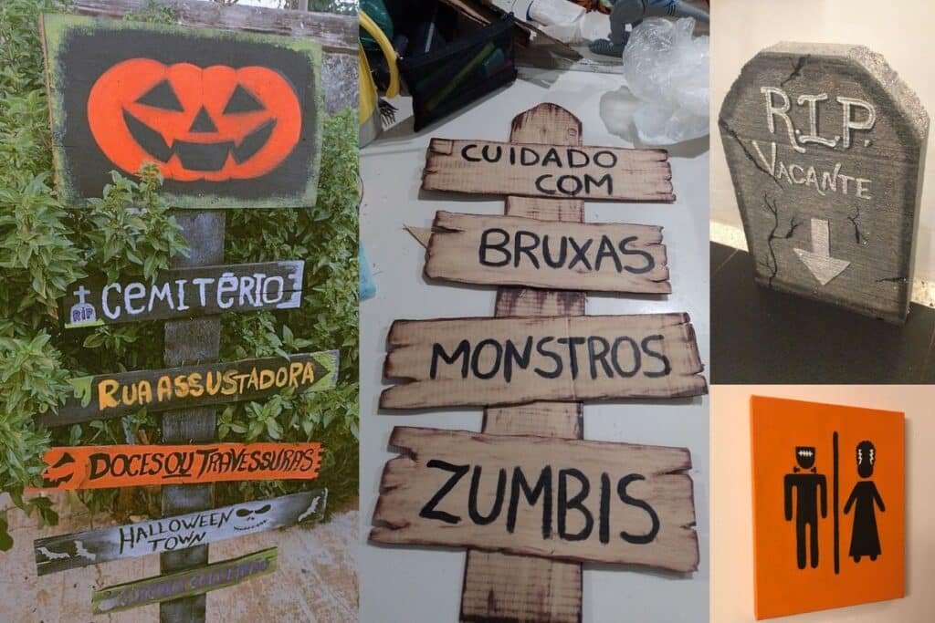 24 ideias de decoração de Halloween criativas para fazer em casa ou na sua festa temática decoração-de-halloween-dia-das-bruxas