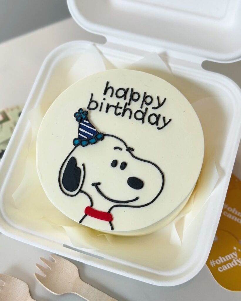 bento-cake-aniversário-snoopy