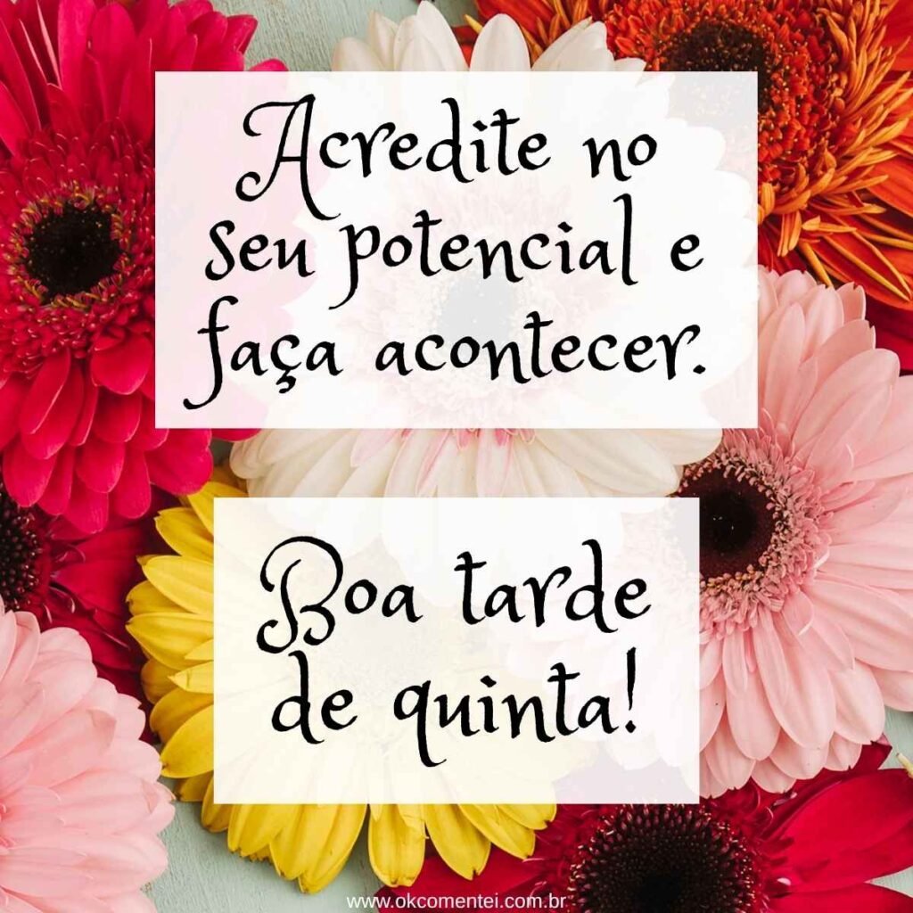 Boa tarde, quinta-feira: 52 mensagens para refletir e sorrir boa-tarde-quinta-feira