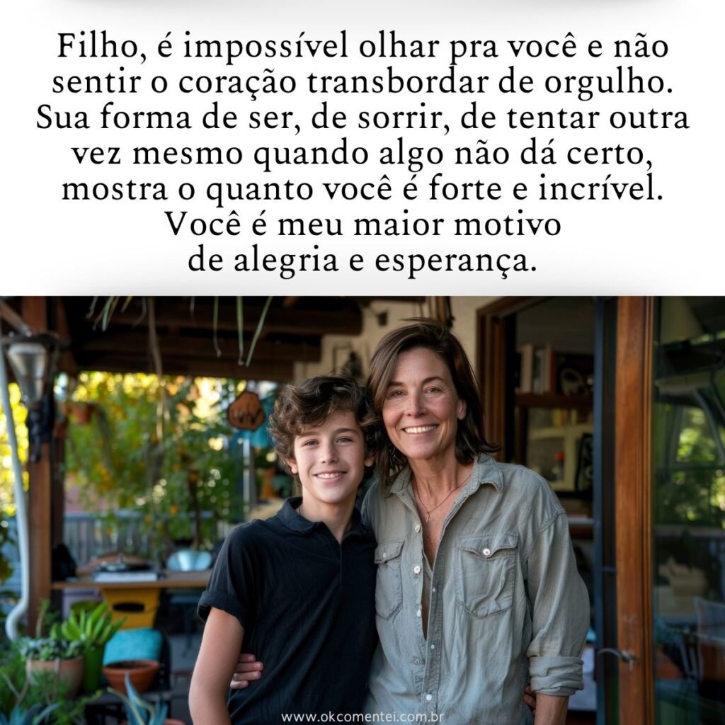 119 melhores frases de mãe para filho (status, mensagens e reflexão) frase-de-mãe-para-filho