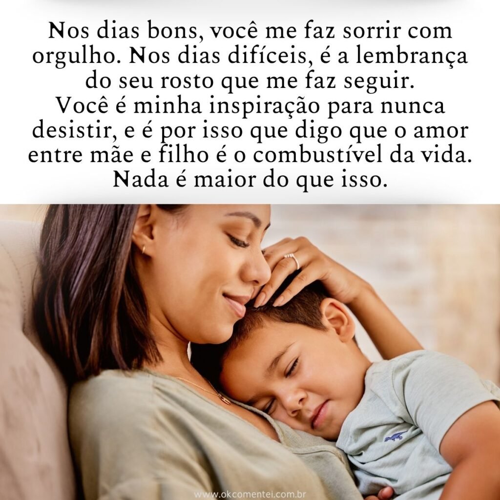 119 melhores frases de mãe para filho (status, mensagens e reflexão) frase-de-mãe-para-filho