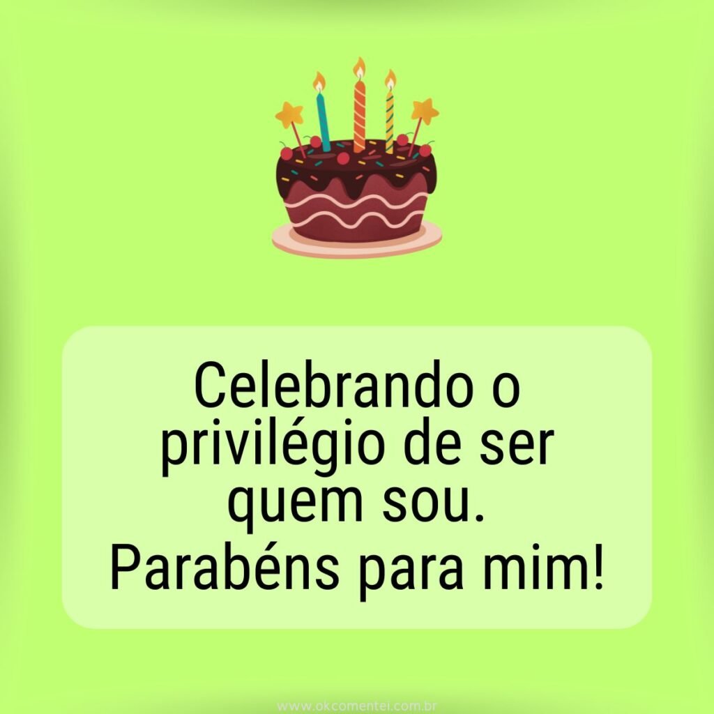 89 frases de parabéns para mim para celebrar a pessoa mais importante: você! parabéns-para-mim