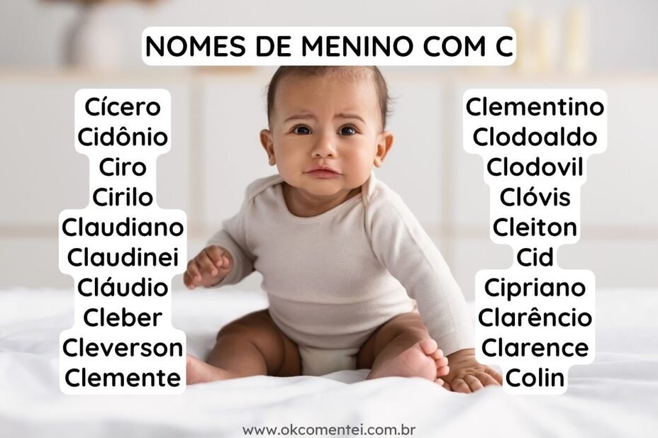 62 nomes de menino com C para se inspirar
