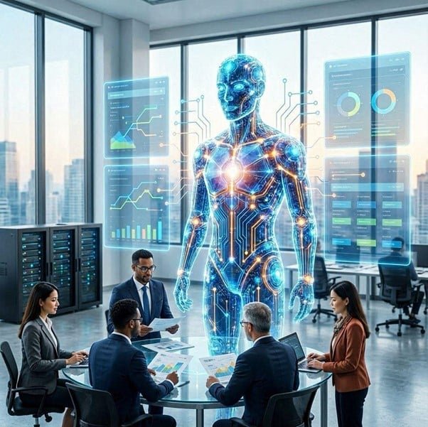 Agentes de IA para automações empresariais: uma solução poderosa Diga adeus ao trabalho manual que reduz o desempenho da sua empresa. Utilize agentes de IA para automações empresariais e supere suas expectativas.